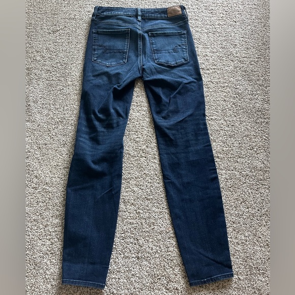 American Eagle Dark Blue Ripped Jeans - Picture 2 of 3